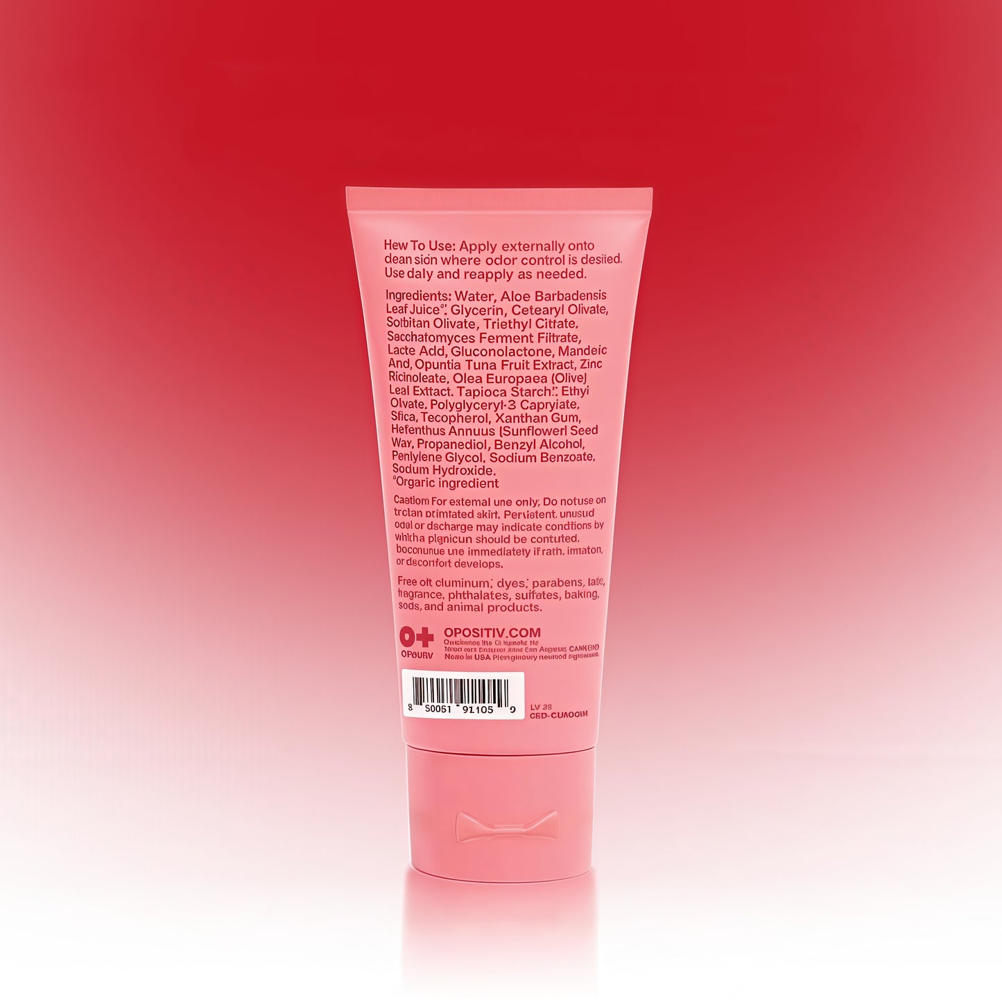 OPositiv URO Intimate Whole Body Deodorant Cream 3-pack