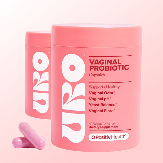 OPositiv URO Vaginal Probiotics for Women 60 Count (Pack of 2)