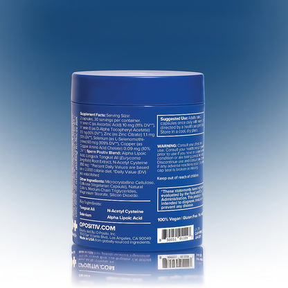 OPositiv Preggo Sperm Health Capsules for Men 60 Count