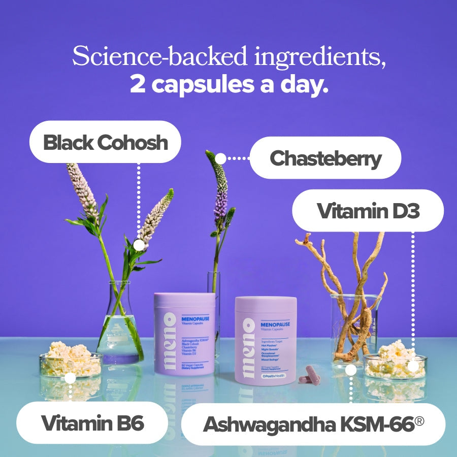 OPositiv MENO Vitamins for Menopause Capsules 30 Servings